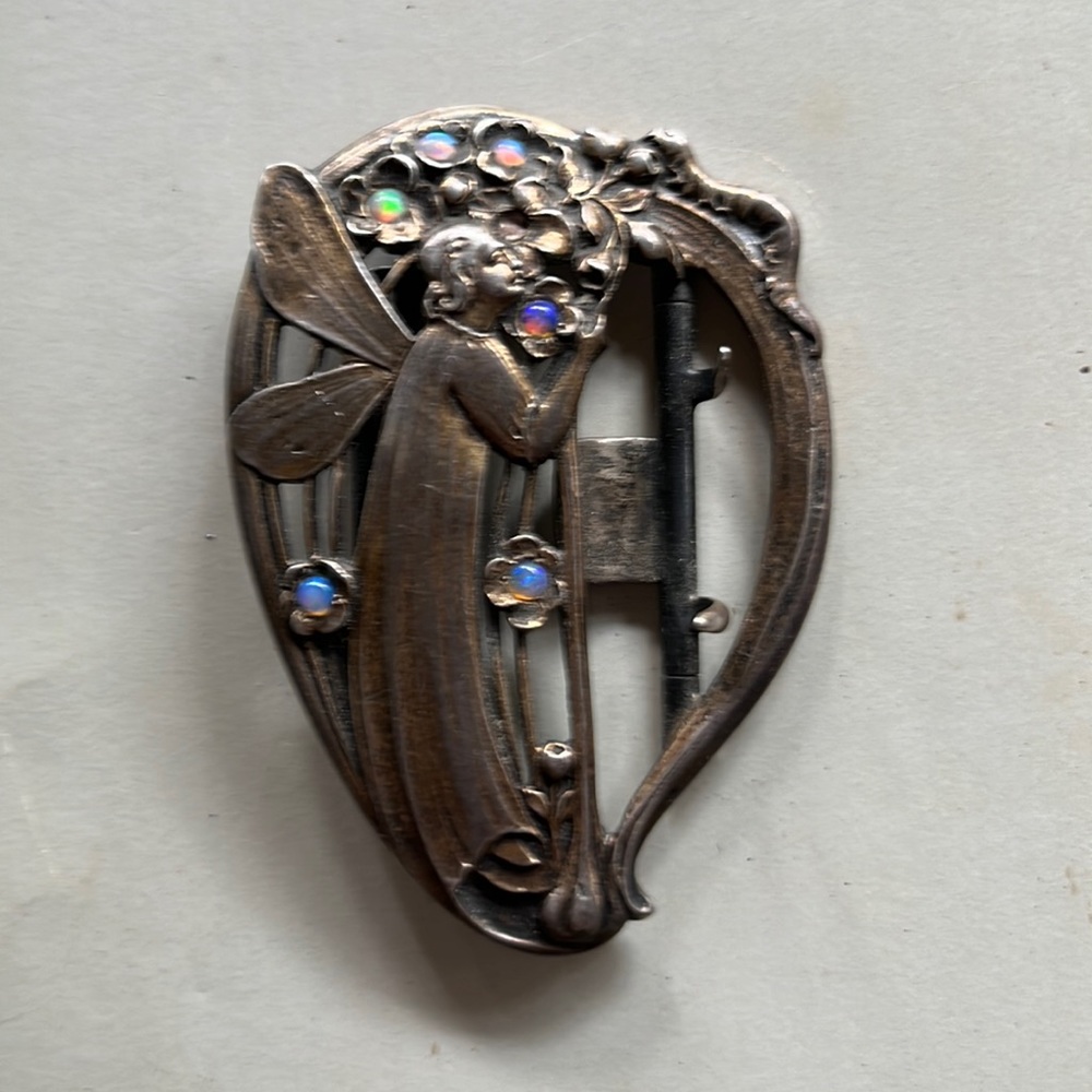 Vintage Sterling Belt Buckle